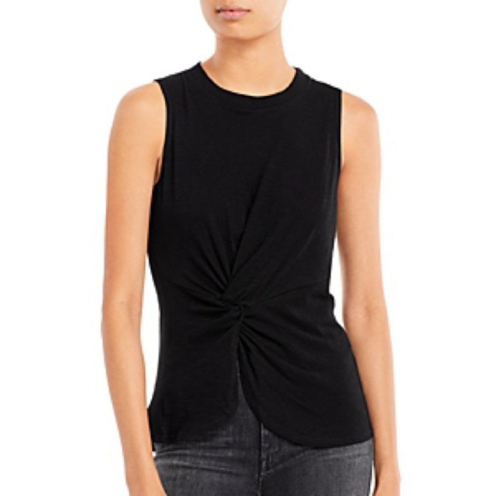 NWT Cinq a Sept Black Miranda Tee - Sz M